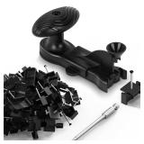 Hidden Fastener Installation Tool with 100Pcs Hidden Deck Fasteners, Fits for Trex Hidden Fasteners for Composite Decking Boards, Easy One-Press Installation