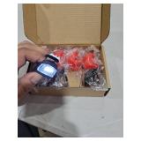 8 Pack Bicycle Light, Silicone LED Bike Light Set, 4 PCS Bike Headlight and 4 Pcs Taillight (Red & White)-Multi-Purpose Waterproof