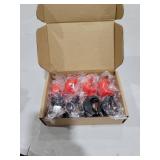 8 Pack Bicycle Light, Silicone LED Bike Light Set, 4 PCS Bike Headlight and 4 Pcs Taillight (Red & White)-Multi-Purpose Waterproof