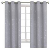 BGment Grey Blackout Curtains 63 Inches Long for Bedroom (42 x 63)