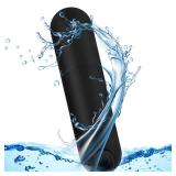 Kverg Handheld Electric Back Massager - Mini Waterproof&Rechargeable Handheld Deep Tissue Neck Black
