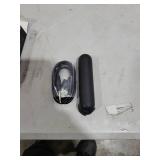 Kverg Handheld Electric Back Massager - Mini Waterproof&Rechargeable Handheld Deep Tissue Neck Black