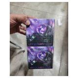 Litake UV Black Lights for Glow Party, 6W LED Disco Ball Strobe Lights for Dark Party Supplies, Sound Activated with Remote Control, Dj Light for Halloween Xmas Birthday Party Home Decorations, 2 Pack