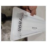 Howeall 4\" x 12\" Floor Register - Heavy Duty Steel Walkable Floor Vents - Easy Adjust Air Supply Lever - Vent Covers for Home (White)