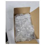 Civaner 32 Pcs Christmas Crystal Ornaments Hanging Clear Glass Plastic Hanging Decor Christmas Icicle Drop Crystal Ornaments for Xmas Tree Winter New Year Party Supplies (Holographic)