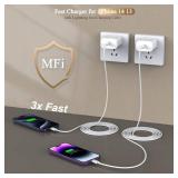 [Apple MFi Certified]10FT Fast iPhone Charger,Extra Long Apple Charger Fast Charging 2Pack USB C Charger Block Plug + 10Foot Lightning Cable Cord for iPhone 14/Pro/Pro Max/Plus/13/12/11/XS/XR/X/SE2022