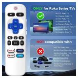 (Pack of 2) Remote Control Only for TCL Onn Hisense Sharp Philips Westinghouse Insignia Element TLC Roku Smart TV Ruko Ruku Roko Remotes Replacement-1 Year Warranty