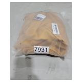 Louis DonnÃ© Moroccan Pouf Cover Unstuffed Waterproof Faux Leather Ottoman Foot Rest, Round Storage Bean Bag Chair for Stuffed Animals, Boho Floor Cushion for Living Room Patio, (Yellow)