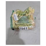 16pcs Champagne Gold Christmas Garland Twist Ties - Reusable and Flexible Banister Decoration Ties for Stair Railings, Wreaths, Stockings & Holiday Home Decoration