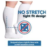 Viasox Compression Socks for Women and Men, Knee High Socks 12-15 mmhg Circulation Support for Flight, Travel