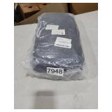 Waterproof Outdoor Blanket 92X 60" Packable, Stadium Blankets for Camping with Quilted Fleece Lining, Large Windproof Emergency Throw Mat for Garss Picnic Hiking Road Trip, Machine Washable, Black