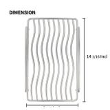 Beurbcikue Infrared Side Burner Grid for Napoleon Prestige 500 665 450 PRO 500 665 LEX 485 Rogue SE 425 525 625 BBQ Grill Parts Accessories 304 Stainless Steel Side Burner Grate S83012