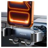 AINOPE Car Vent Phone Mount Holder for iPhone 17 Pro Max Car Mount [Drop-in Grip] Phone Holders for Your Car Air Vent Interior Accessories Gifts for Men for iPhone 17 Pro Max 16 15 14 Galaxy S26