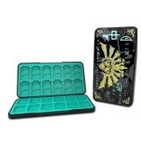 PERFECTSIGHT Switch Game Case Compatible with Nintendo Switch 2/OLED/Switch Lite, 24 Switch Game Holder Cartridge Case with 24 Game & 48 Micro SD Cards Storage, Kingdom Badge