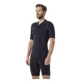 Hevto Shorty Wetsuits Men 2mm Neoprene with Pockets Front Zip Short Wet Suit for Surfing Swimming SUP Snorkeling Diving (M2S-Black, XS)