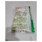 BUAEL Boho Floral Throw Pillow Covers 22x22 inch Set of 2,Boho Rug Geometric Floral Pattern Decor Double Sided Pattern Cushion Cover Soft Pillow Case Living Sofa Room Bed Square Pillow Cover