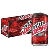 Mountain Dew Code Red Cherry Flavored Soda Pop  12 fl oz  12 Pack Cans