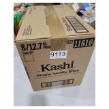 Kashi Breakfast Cereal  Whole Grain  Vegan  Maple Waffle Bites  12.7oz Box (1 Box) of 8