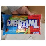 Twizzlers Twists Rainbow Chewy Candy  Bag 12.4 oz 12 pack