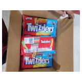 Twizzlers Twists Rainbow Chewy Candy  Bag 12.4 oz 12 pack