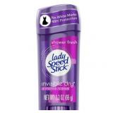 Lady Speed Stick Invisible Dry Antiperspirant Deodorant  Shower Fresh  2.3oz pack of 6