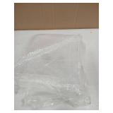 HBlife 12 Inches Tall [Extra Tall Version] Clear Shelf Dividers, 6 Pack Purse Organizer for Closet Perfect for Sweater, Shirts, Handbags, Acrylic Adjustable Bookshelf for Organization - Retail: $34