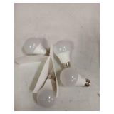 evelor A19 LED Light Bulbs,60 Watt Equivalent Daylight 5000K with E26 Base,Efficient 9W,800 Lumens Non-Dimmable LED Bulbs,15000 Hours, Ideal for Bedroom Living Room, 4-Packs - Retail: $8