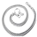Doublek Strong Heavy Biker Trucker Keychain Key Jean Wallet Chain (29") Silver CS11 - Retail: $31