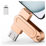 512GB Qainerly Photo Stick for Phone Flash Drive,4in1 Memor - Retail: $26