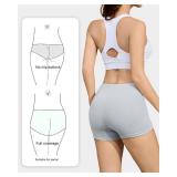 Nexgenz Cotton Boyshort Underwear for Women Cotton Boxer Briefs for Women Underwear Shorts 4 Pack Red/Navy/Black/Gray Extra Large - Retail: $25