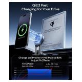 LISEN for Qi2.2 25W MagSafe Car Mount Charger, Valentines Day Gifts [Stable & Fast Charging] Magnetic Wireless Car Charger, Car Phone Holder Charger Fits iPhone 17 Pro Max Plus Air 16/15/14/13/120 - R