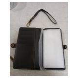 Defencase Compatible with iPhone 17 Case Wallet with RFID Blocking Card Holder for Women and Men, Fashion PU Leather Magnetic Snap Flip Zipper Strap Wallet Phone Case for iPhone 17 6.3", Black - Retai