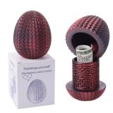 Mystery Egg Puzzle Box, Money Puzzle Box for Cash Gift, Birthday Wedding Easter Xmas Holiday Celebration Money Gift Ideas, Brain Teaser Puzzle Toy for Adults Kids Teens - Retail: $13