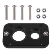 Firewall Pass Through Bracket Replace 01232023 for Holley Terminator X Max, Bulkhead Wiring Harness, Eliminate Grommets in Firewall (Black) - Retail: $19