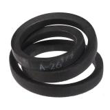 uxcell A26 1/2 Classic Wrapped V-Belt, 28" Outside Circumference Wrapped Industrial Rubber V-Belt A Profile V-Belt for Industrial Machinery Equipment, Black - Retail: $6