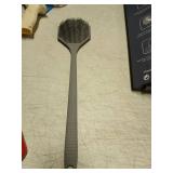 SILKLE Silicone Back Scrubber with Long Handle - Octagon Body Brush for Shower, Bath, and Exfoliating - Skin Cleansing, Back Scrub and Gentle Silicone Sponge - Wash Your Body with Easy Reach - Silver