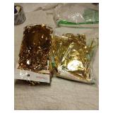 Gold Backdrop Birthday Decorations Foil Curtain Backdrop Gold Streamers Dance Party Decorations Photo Booth Props for Bachelorette Decorations Christmas Halloween New Years Eve Party Supplies - Retail