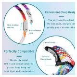 Eiavike Stretchy Braided Bands Compatible with Google Pixel Watch 4, 3, 2, 1 41mm/45mm, Adjustable Elastic Nylon Woven Breathable Sport Loop Straps for Pixel Watch 41 45 MM Wristbands Women Men - Reta