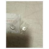 925 Sterling Silver Chunky Hoop Earrings - Retail: $15