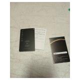 Ultrbeka Ultra-Thin Wallet Tracker Card 0.094in IP68 Waterproof Bluetooth Tracker for Wallet, Passport, Work with Apple Find My APP, Wireless Charging, Card Locator [Apple MFi Certified] iOS Only - Re