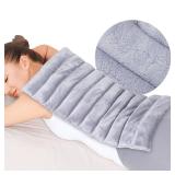 REVIX Extra Large Microwave Heating Pad for Back with Moist Heat, Microwavable Heated Wrap for Full Back, Stomach, Shoulder and Neck,Leg, Support Cold Therapy - Retail: $30