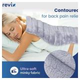 REVIX Extra Large Microwave Heating Pad for Back with Moist Heat, Microwavable Heated Wrap for Full Back, Stomach, Shoulder and Neck,Leg, Support Cold Therapy - Retail: $30