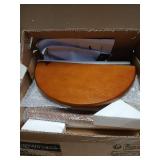 VASAGLE Solid Wood Coat Rack, Free Standing Hall Coat Tree with 8 Hooks, 3 Height Options, for Coats, Hats, Bags, Purses, for Entryway, Hallway, Rubberwood Hooks and Pole, Caramel Brown URCR009W01 - R