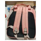 Lamroro Diaper Bag with Changing Station, Waterproof 3 in 1 Baby Diaper Backpack with Foldable Changing Pad, Large Travel Back Pack for Baby Girl Boy, Peach Pink - Retail: $38