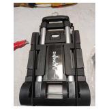 Folding Hand Truck Aluminum Trolley,Small Dolly, Foldable Hand Cart Collapsible 2 Wheel Luggage Trolley Dolly Expandable Large Chassis Foldable into Backpack - Retail: $24