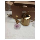 Remiawy Watering Can Indoor Outdoor Stainless Steel Watering Cans for House Plants Long Spout Water Can for Succulent Bonsai Garden Flower(40oz/1300ml) - Retail: $30