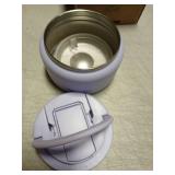 Itslife Kids Thermo for Hot Food 13.5oz Lunch Containers with Buckle Lid Wide Mouth Hot Food Jar Vacuum Insulated Stainless Steel Bento Box Leakproof with Spoon(Purple)