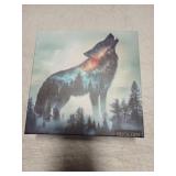 Fantasy Wolf Forest Puzzles for Adults 1000 Pieces, Mystery Wildlife Nature Jigsaw Puzzles, Animal Landscape Art Puzzles - Retail: $17