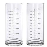 Graduated Glass Cup With High And Low Temperature Resistance,Measuring Cup,Breakfast Milk Drinking Cup