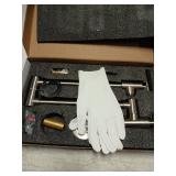 WOWOW Pot Filler Faucet Brushed Nickel, Brass Pot Filler Wall Mount Kitchen Stove Faucet with Double Joint Swing Arms - Retail: $86